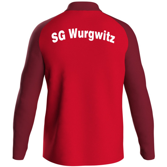 SG Wurgwitz Kinder Trainingsjacke rot/weinrot