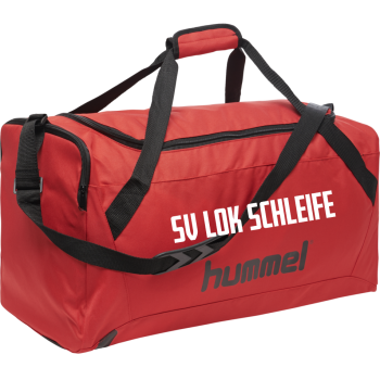 SV Lok Schleife  Sporttasche S rot/schwarz