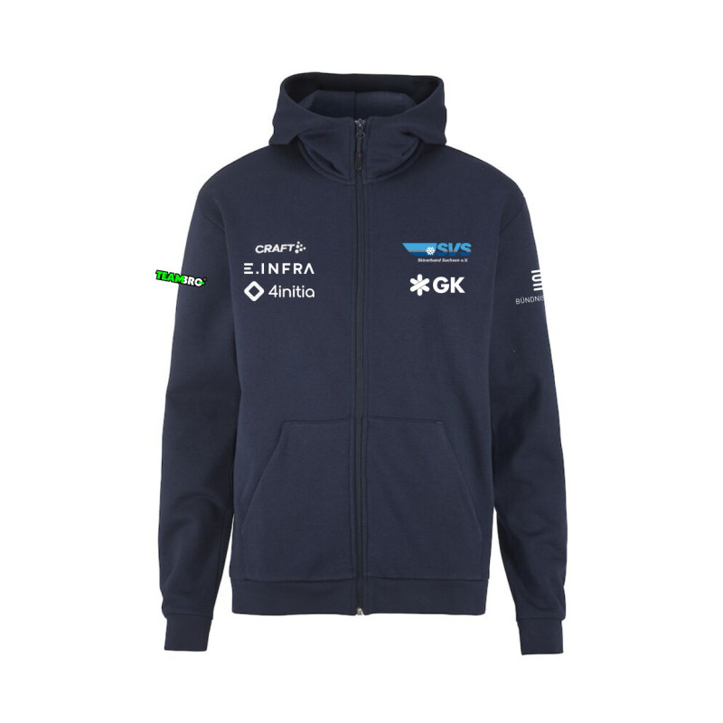 SVS Freizeit Zip-Hoodie Herren  navy