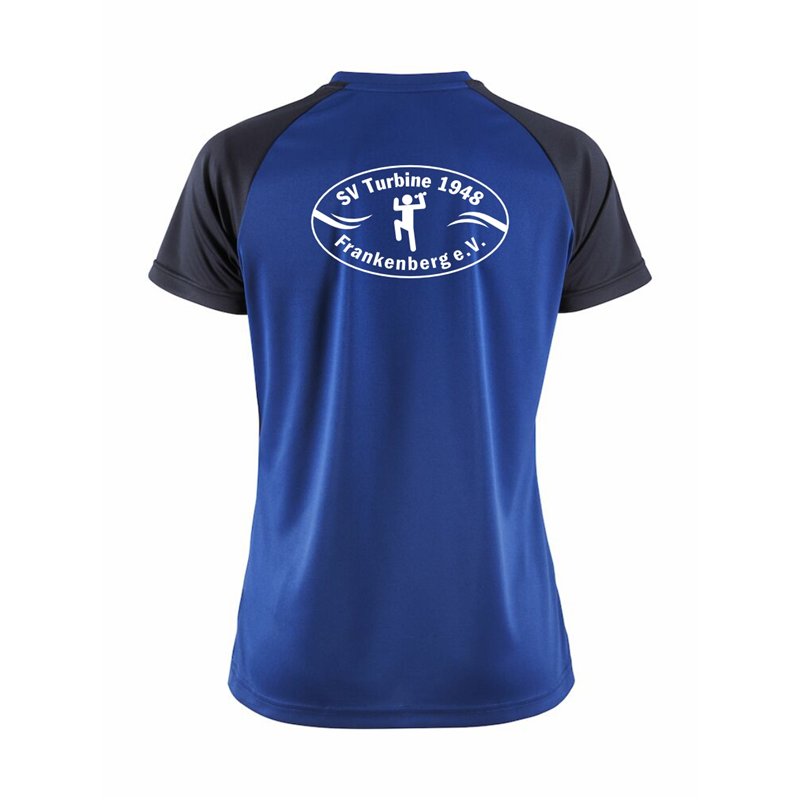 Turbine Frankenberg Aerobic Damen Squad Tee blau/navy