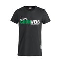 Siebenlehner SV Kinder T-Shirt schwarz "Grün Weiß"