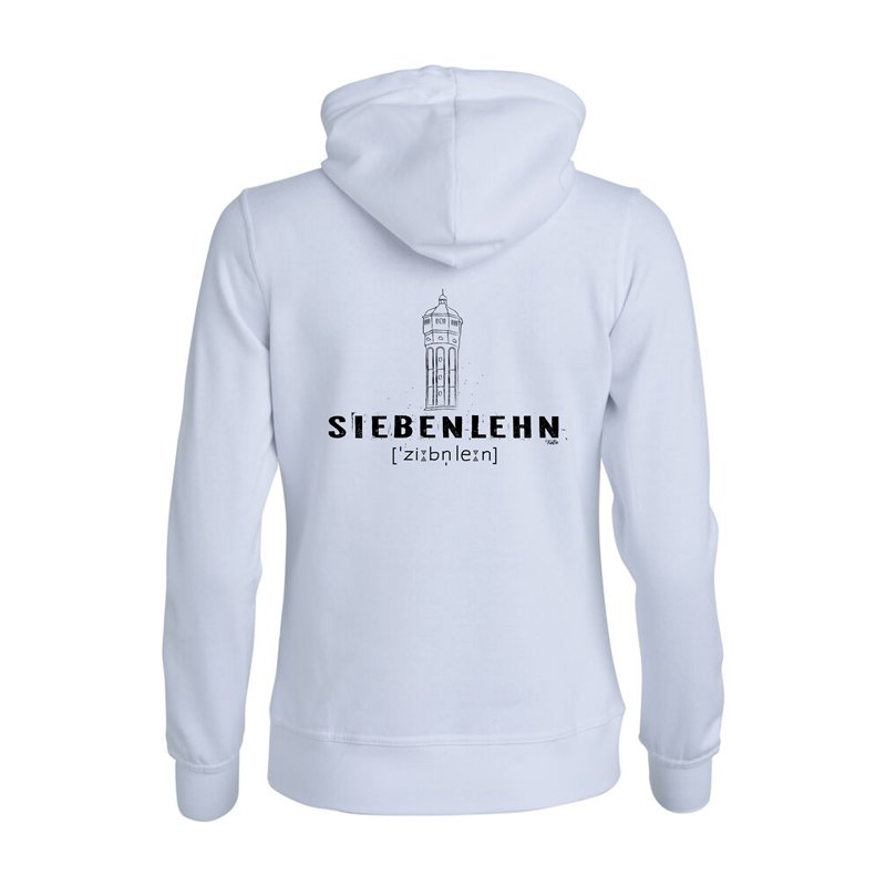 Siebenlehner SV Damen Kapuzenjacke "Wasserturm Lautschrift"