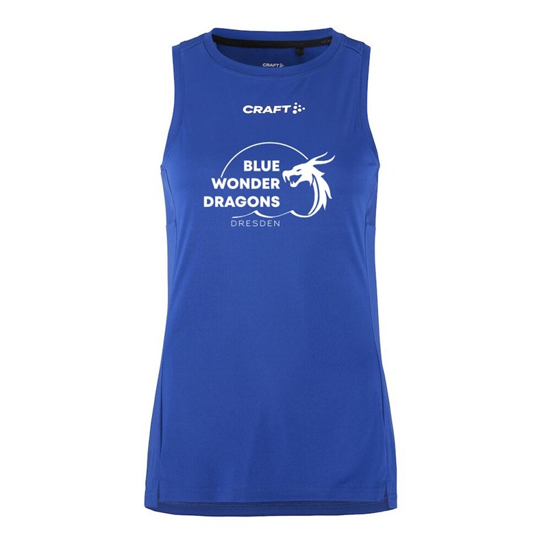 Blue Wonder Dragons Singlet Damen