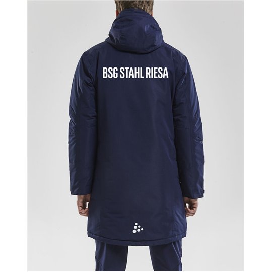 BSG Stahl Riesa Unisex Parka navy