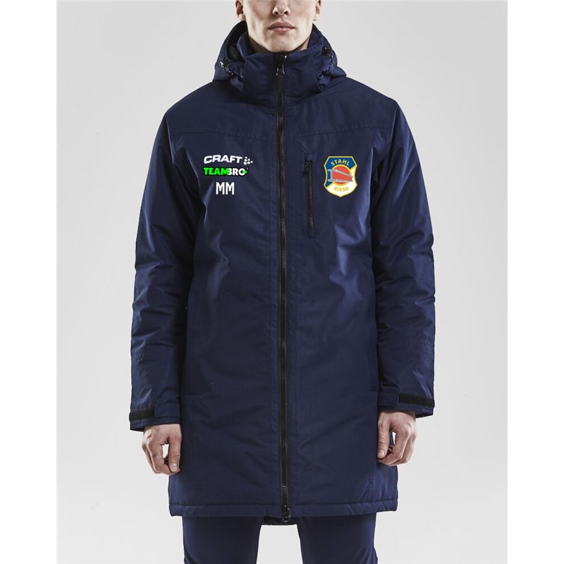 BSG Stahl Riesa Kinder Parka navy