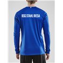 BSG Stahl Riesa Kinder Trainingsshirt Langarm blau