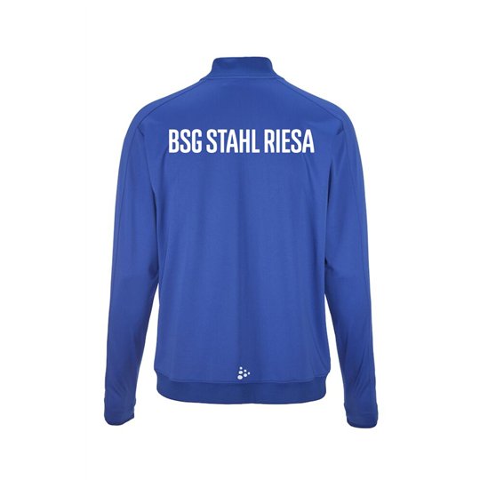 BSG Stahl Riesa Unisex Trainingsjacke blau