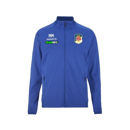 BSG Stahl Riesa Kinder Trainingsjacke blau