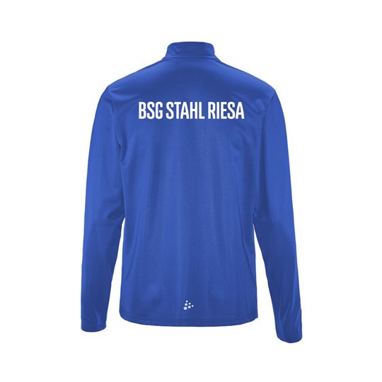 BSG Stahl Riesa Kinder Poly Ziptop blau