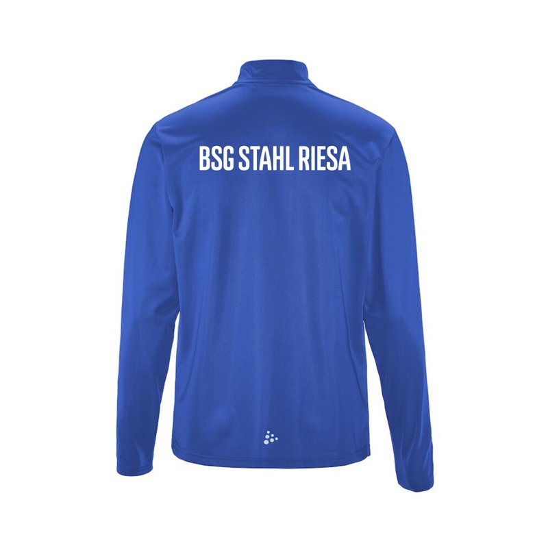 BSG Stahl Riesa Kinder Poly Ziptop blau