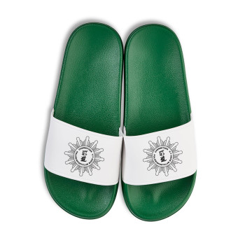 CPSC Budo  Badelatschen grün/weiss