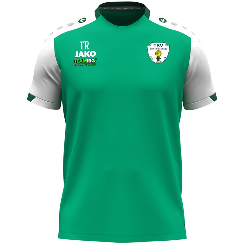 TSV Einheit Claußnitz Unisex T-Shirt grün/weiß