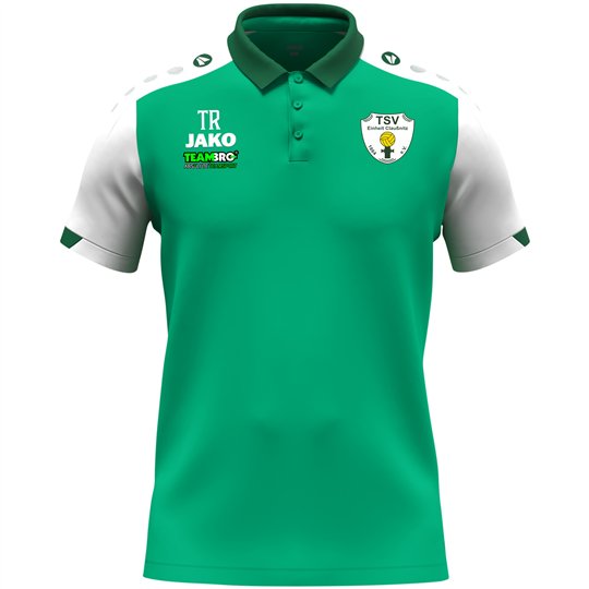 TSV Einheit Claußnitz Unisex Polo grün/weiß