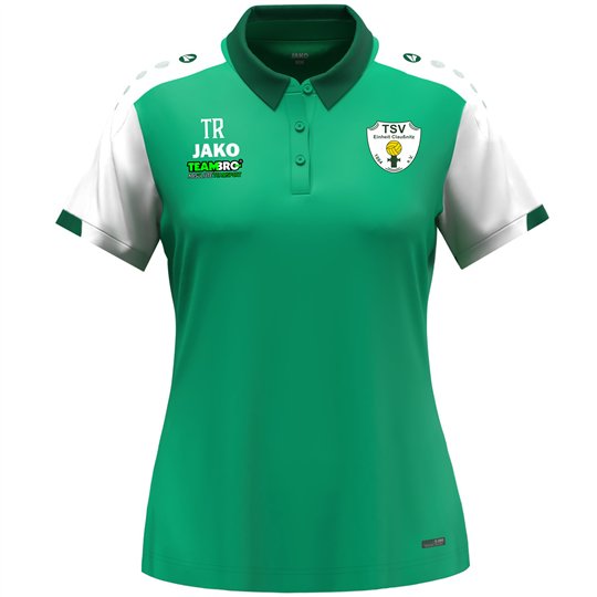 TSV Einheit Claußnitz Frauen Polo grün/weiß