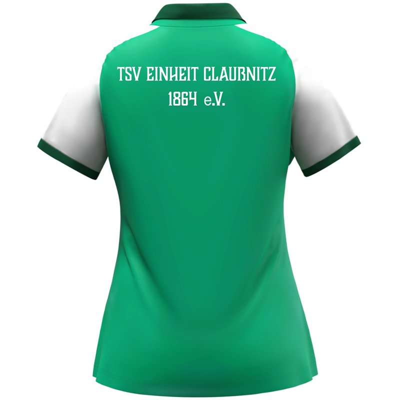 TSV Einheit Claußnitz Frauen Polo grün/weiß