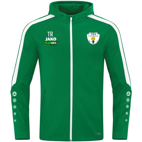 TSV Einheit Claußnitz Unisex Kapuzenjacke Power grün