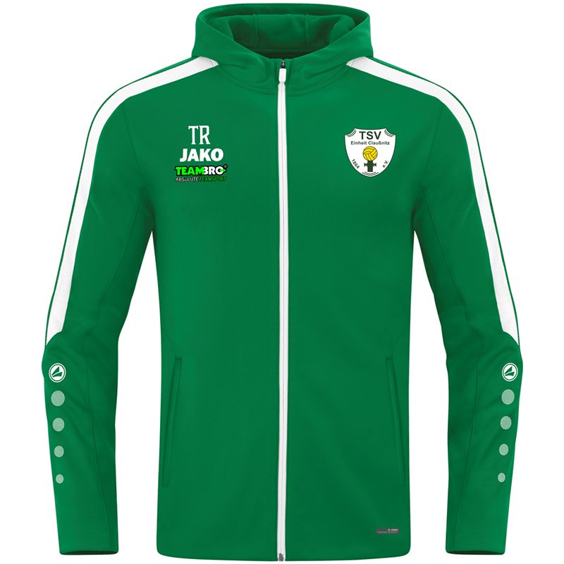 TSV Einheit Claußnitz Unisex Kapuzenjacke Power grün