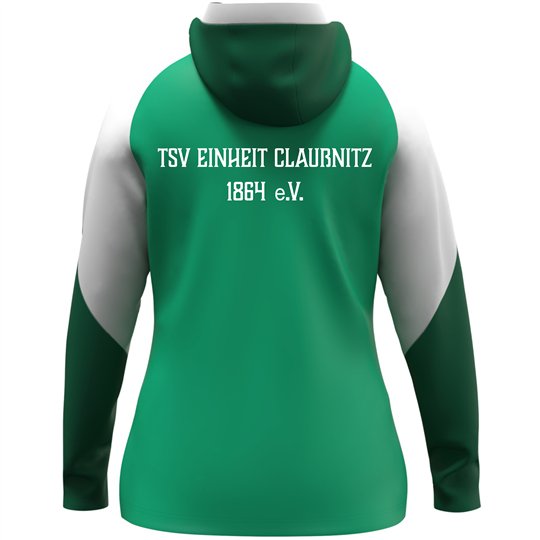 TSV Einheit Claußnitz Frauen Kapuzenjacke grün/weiß