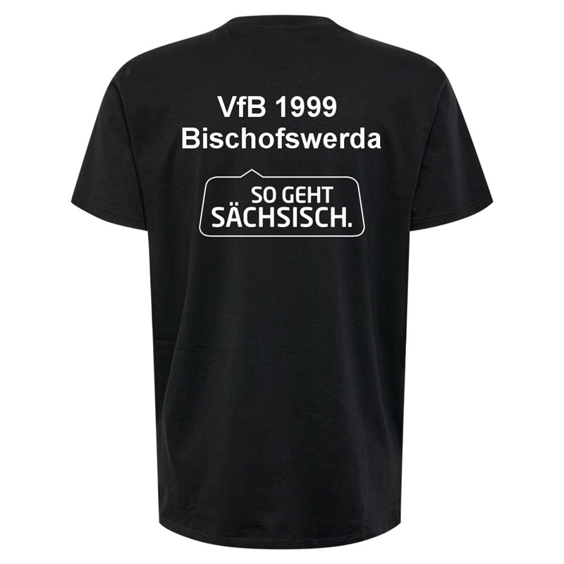 VfB 1999 Bischofswerda T-Shirt Herren "So geht sächsisch" Baumwolle
