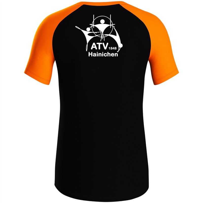 ATV 1848 Hainichen Kinder T-Shirt Iconic schwarz/neonorange
