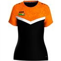 ATV 1848 Hainichen Damen T-Shirt Iconic schwarz/neonorange