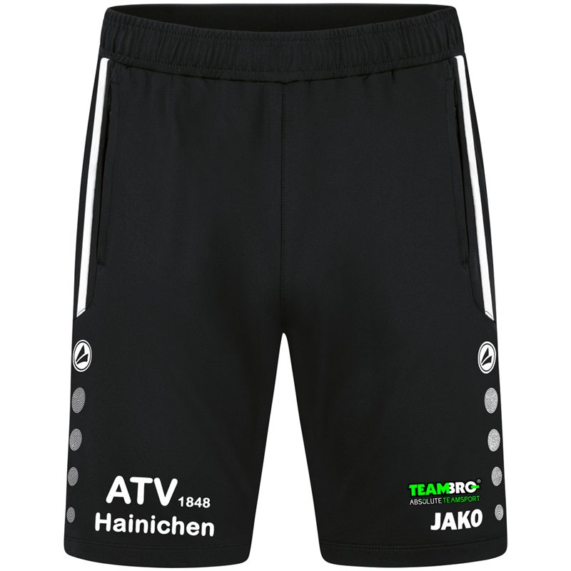 ATV 1848 Hainichen Kinder Trainingsshort Allround schwarz