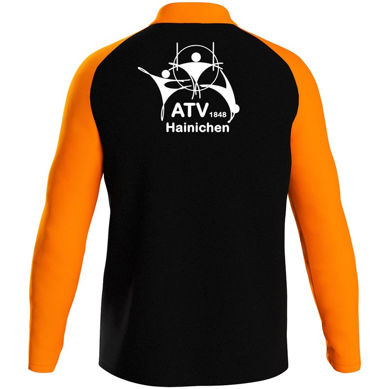 ATV 1848 Hainichen Kinder Polyesterjacke Iconic schwarz/neonorange