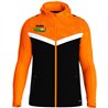 ATV 1848 Hainichen Herren Kapuzenjacke Iconic  schwarz/neonorange