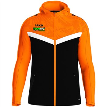 ATV 1848 Hainichen Kinder Kapuzenjacke Iconic  schwarz/neonorange