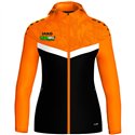 ATV 1848 Hainichen Damen Kapuzenjacke Iconic  schwarz/neonorange