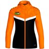 ATV 1848 Hainichen Damen Kapuzenjacke Iconic  schwarz/neonorange
