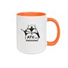 ATV 1848 Hainichen Tasse orange/weiss
