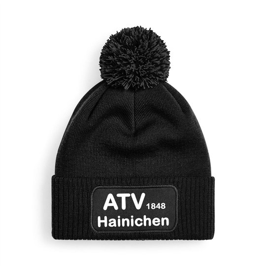 ATV 1848 Hainichen Bommelmütze schwarz