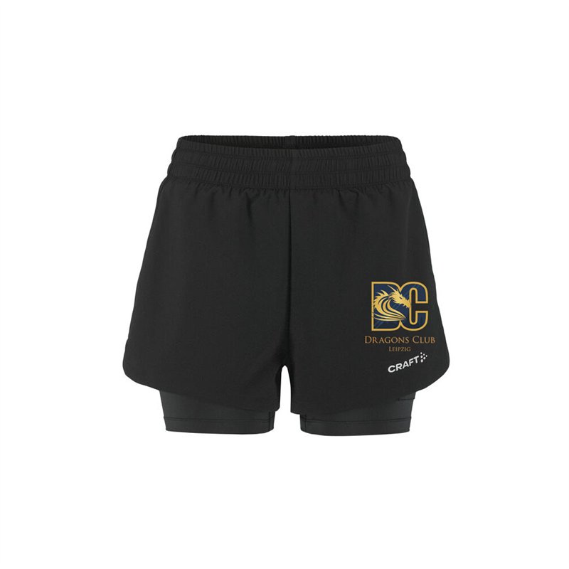 Dragons Club Leipzig ADV Essence 2-in-1 shorts 2 W Black