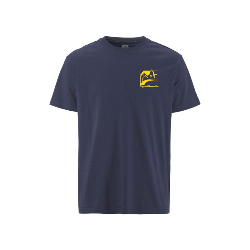 OS am Pfortenberg Unisex Baumwollshirt navy