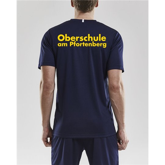 OS am Pfortenberg Kinder Trainingsshirt navy