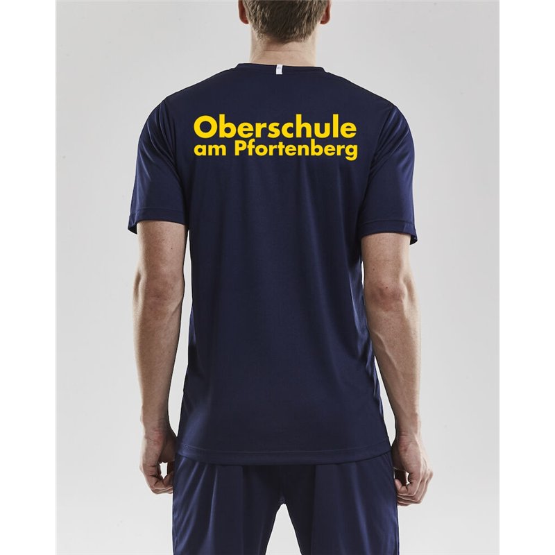OS am Pfortenberg Kinder Trainingsshirt navy