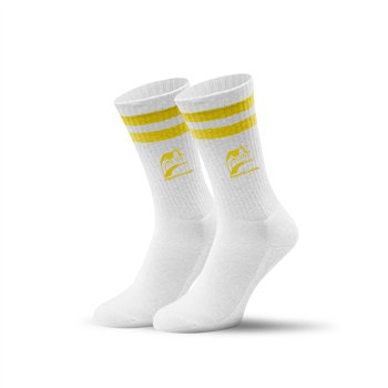 OS am Pfortenberg  Socken weiss/gelb