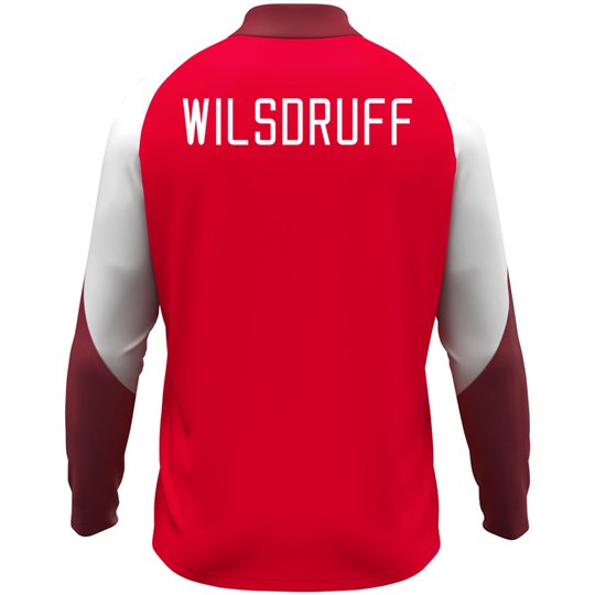 SG Motor Wilsdruff Fußball Zip Top Unisex rot/weiss