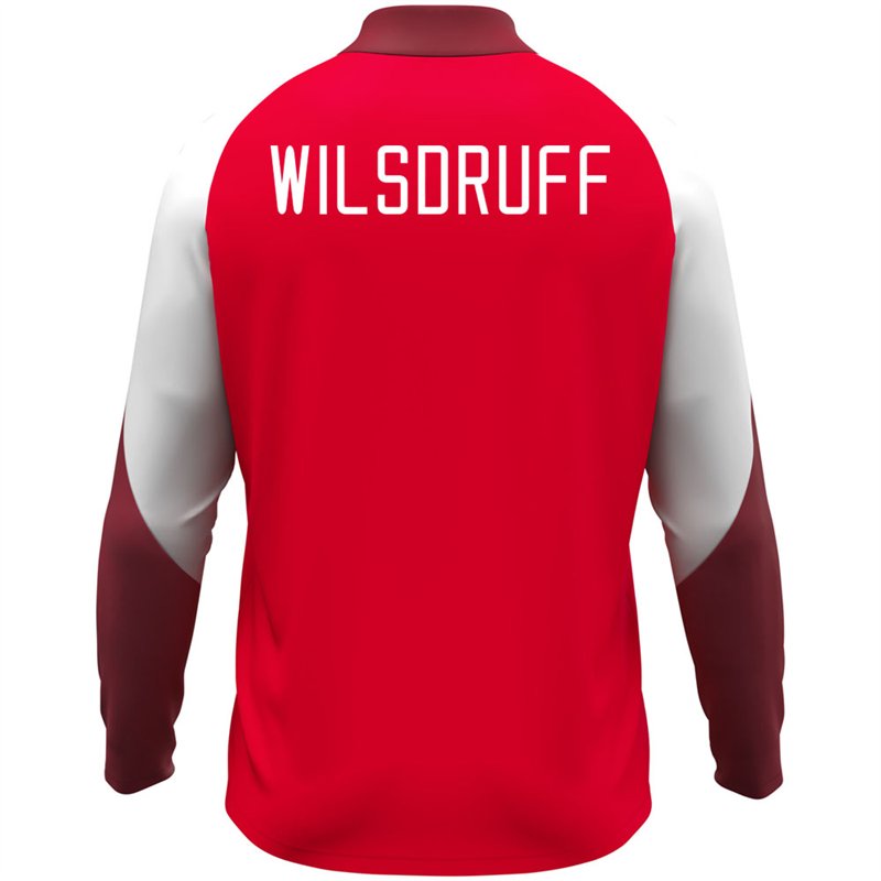 SG Motor Wilsdruff Fußball Zip Top Unisex rot/weiss