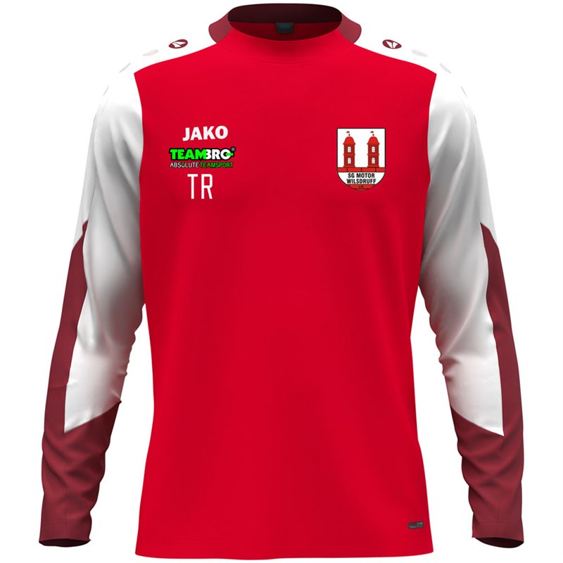 SG Motor Wilsdruff Fußball Longsleeve Kinder rot/weiss