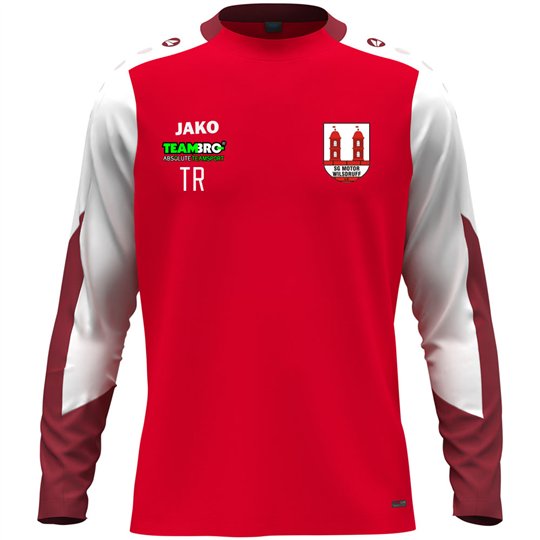 SG Motor Wilsdruff Fußball Longsleeve Unisex rot/weiss