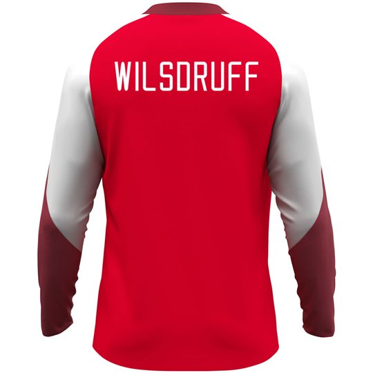 SG Motor Wilsdruff Fußball Longsleeve Unisex rot/weiss