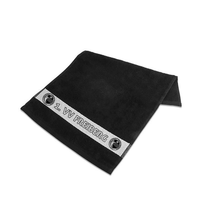 1. VV Freiberg  Duschtuch schwarz