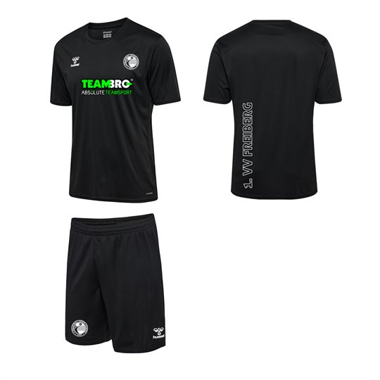 1. VV Freiberg Unisex Trainingset schwarz