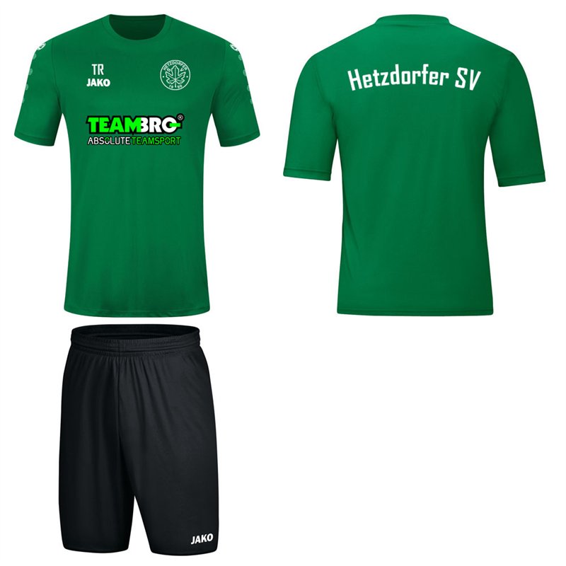 Hetzdorfer SV Kinder Trainingset Small grün/schwarz