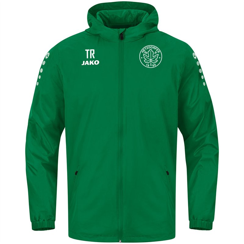 Hetzdorfer SV Kinder Allwetterjacke grün