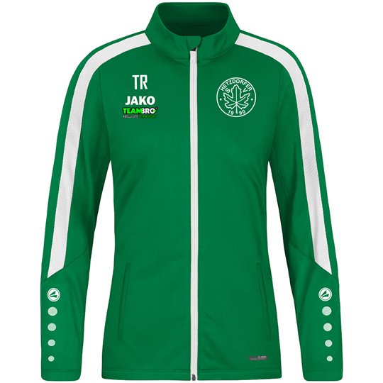 Hetzdorfer SV Damen Polyesterjacke grün