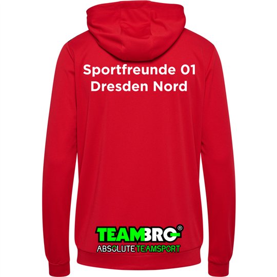 Sportfreunde 01 Handball Kapuzenjacke Unisex rot