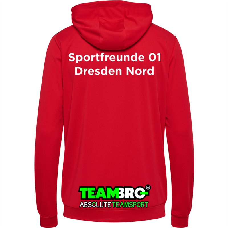 Sportfreunde 01 Handball Kapuzenjacke Unisex rot